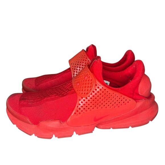 Nike Mens Sock Dart 819686-600 Red Running Shoes Sneakers Size 9 - Picture 2 of 8